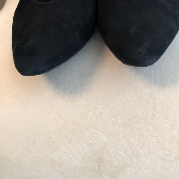 Everlane The V slingback in black suede size 10.5 - Picture 6 of 7
